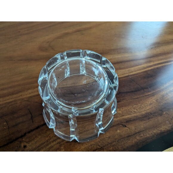 VTG Orrefors Stenhammar Clear Crystal Centerpiece Bowl Sweden 7" - Picture 7 of 9